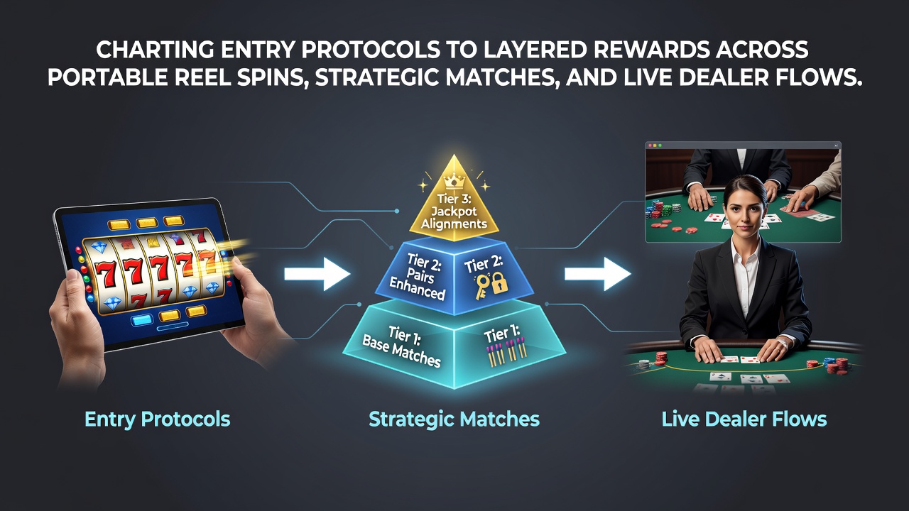 Darstellung von Eintrittsprotokollen und Belohnungsschichtungen in mobilen Casino-Umgebungen